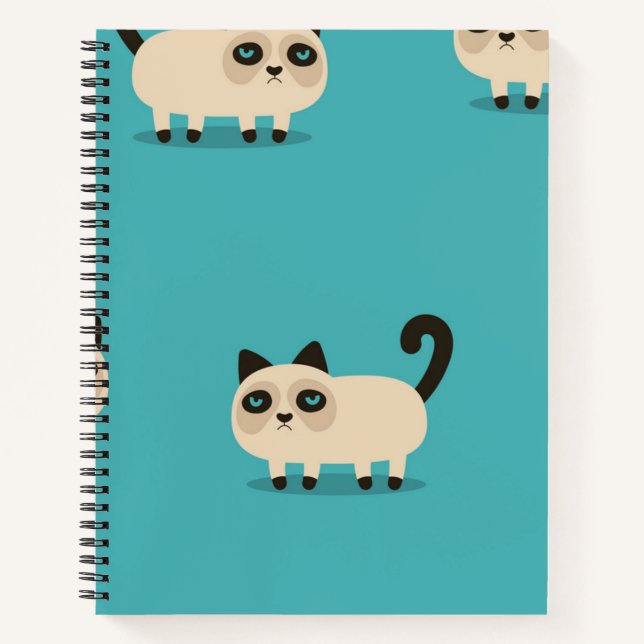 Cat pattern notebook (Front)