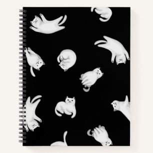 Cat pattern notebook