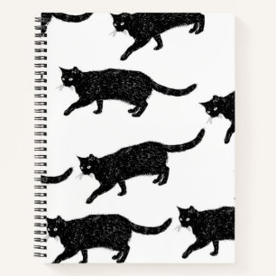 Cat pattern notebook