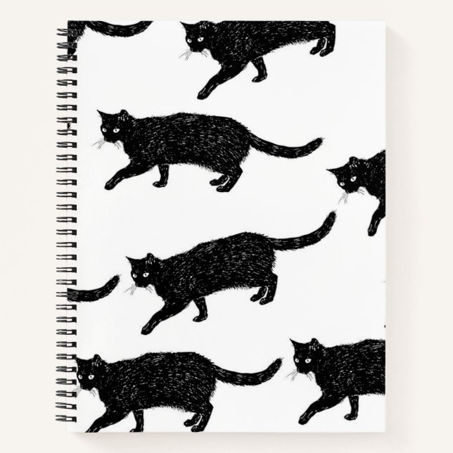 Cat pattern notebook (Front)