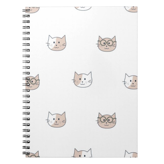 Cat pattern notebook (Front)