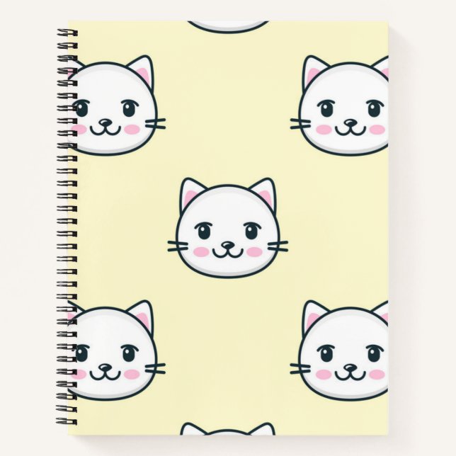 Cat pattern notebook (Front)