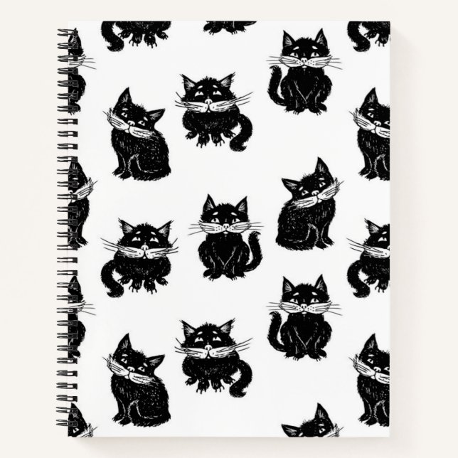 Cat pattern notebook (Front)