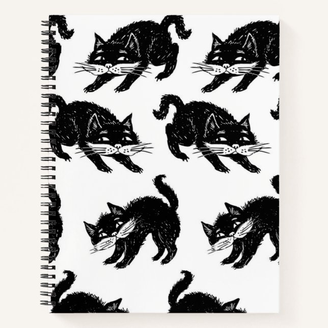 Cat pattern notebook (Front)