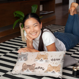 Cat Pattern Pillowcase 