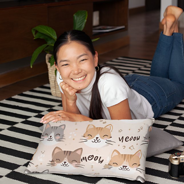 Cat Pattern Pillowcase  (Creator Uploaded)