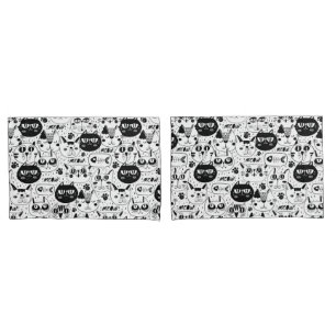 Cat Pattern Pillowcase