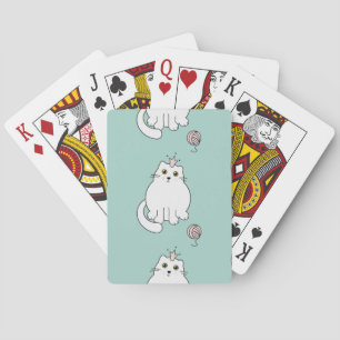 Cat pattern playing cards