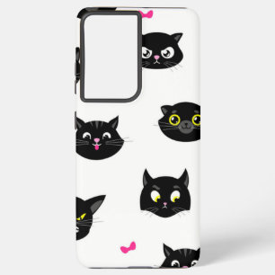 Cat pattern samsung galaxy case