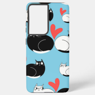 Cat pattern samsung galaxy case