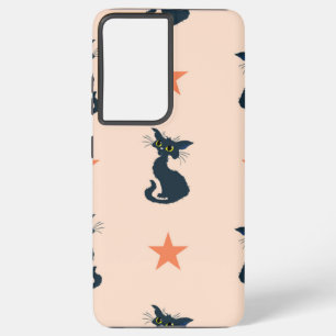 Cat pattern samsung galaxy case