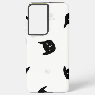 Cat pattern samsung galaxy case