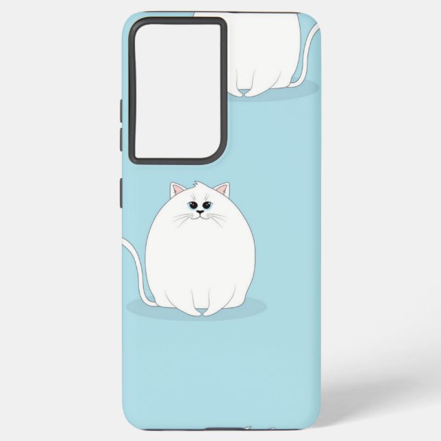 Cat pattern samsung galaxy s21 ultra case (Back)