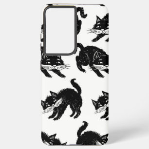 Cat pattern samsung galaxy case