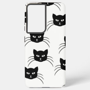 Cat pattern samsung galaxy case