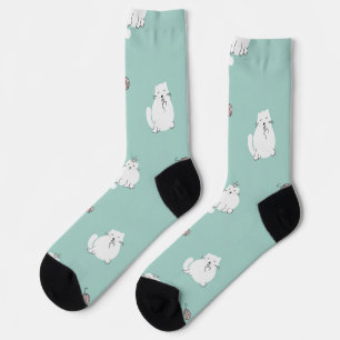 Cat pattern socks