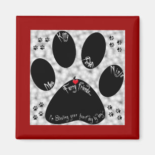 Cat Paw Artwork Magnet