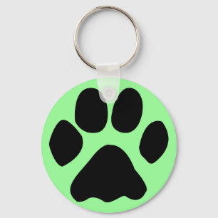cat paw keychain