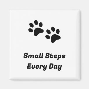 Cat Paw Magnet   Small Steps Every Day