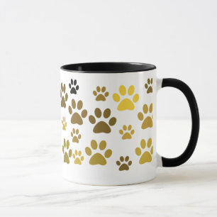 Cat Paw Print Coffee Mug