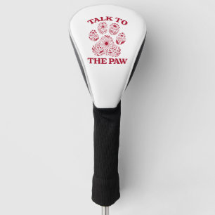 Cat Paw Print Funny Cat Meme Golf Head Cover