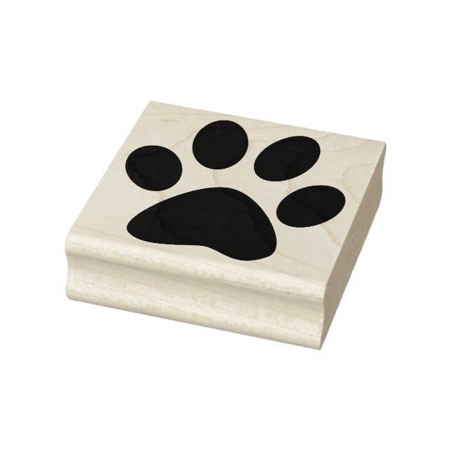 cat paw print - rubber stamp (Stamp)