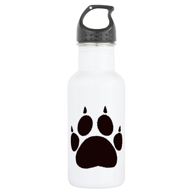 Cat Paw Prints 532 Ml Water Bottle (Front)