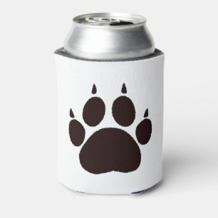 Cat Paw Prints Can Cooler