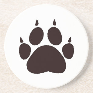 Cat Paw Prints Coaster
