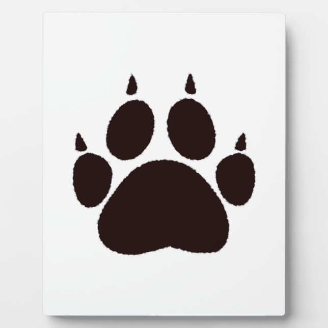 Cat Paw Prints Plaque (Front)