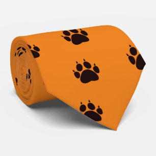 Cat Paw Prints Tie