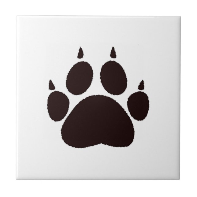 Cat Paw Prints Tile (Front)