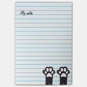 Cat paws post-it notes