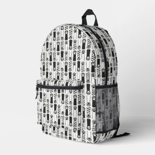Cat Paws Printed Backpack