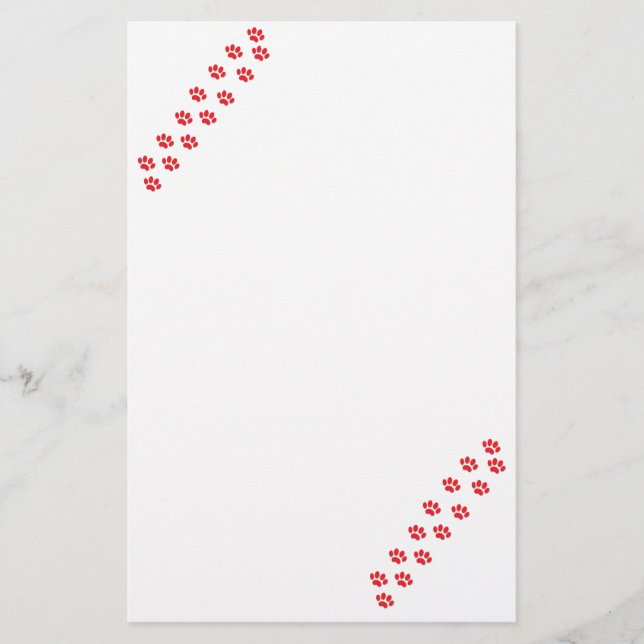 Cat Paws Stationery (Front)