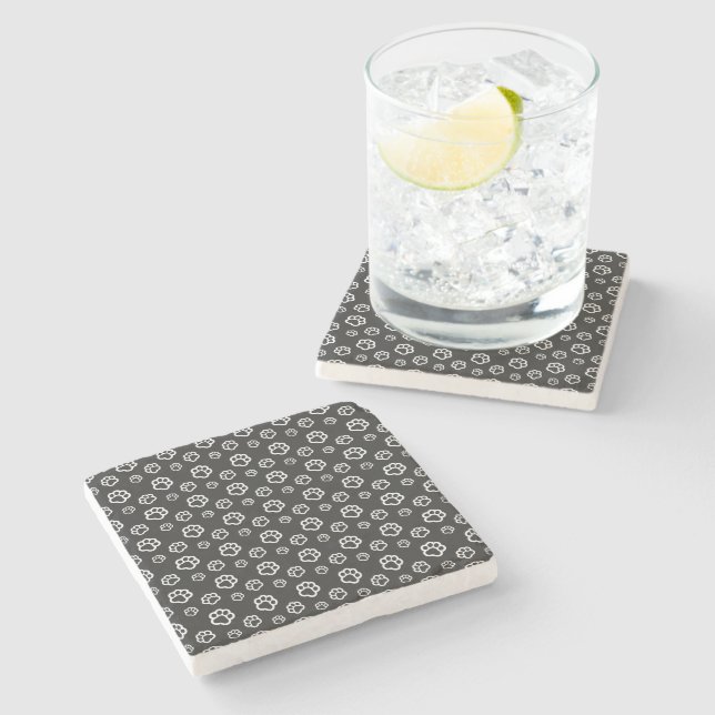 Cat Paws Stone Coaster (Side)
