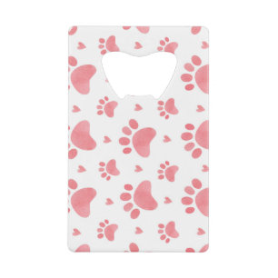 Cat Paws Watercolor Pattern