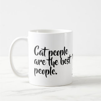 Cat People are the Best People Mug