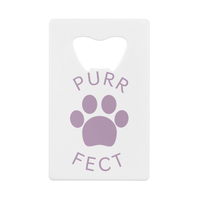 Cat Perfect Purple Purr Paw Print (Front)