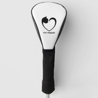 Cat Person My Heart Beats For Cats Golf Head Cover