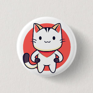 Cat, Pet, Animal 3 Cm Round Badge