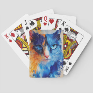 Cat Pet Cute Adorable Animal Companion Playing Cards