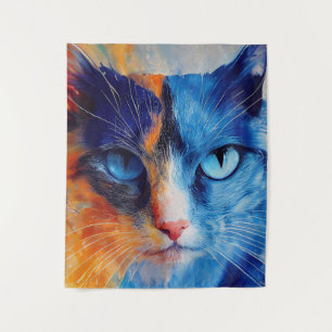 Cat  Pet Cute Adorable Animal Companion Tapestry