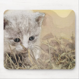 Cat, Pet, Cute Mouse Pad