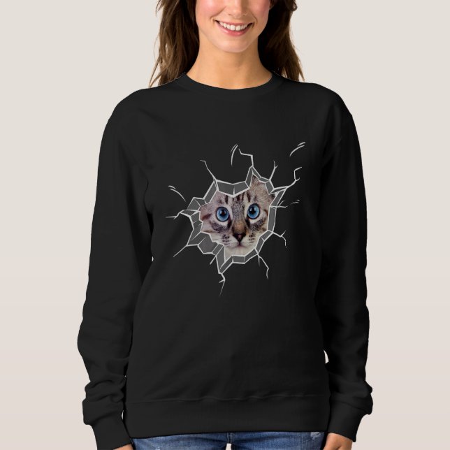 Cat Pet Kitty Love Sweatshirt (Front)