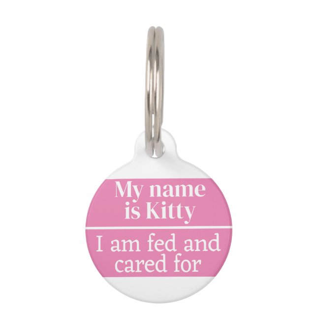 Cat Pet Tag (Front)