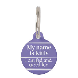 Cat Pet Tag
