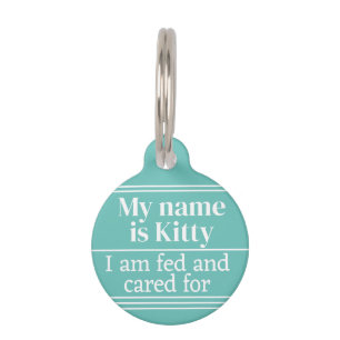 Cat Pet Tag