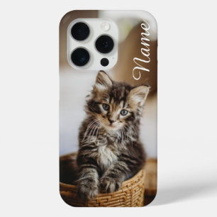 Cat phone case customised with your pet name