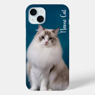 Cat phone case customised with your pet name